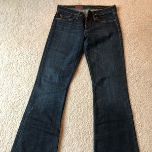 Adriano Goldschmied AG “angel” jeans, dark wash size 28, bootcut.
